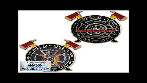 Firefighter Challenge Coin Thin Red Line Fire Department Coin Review