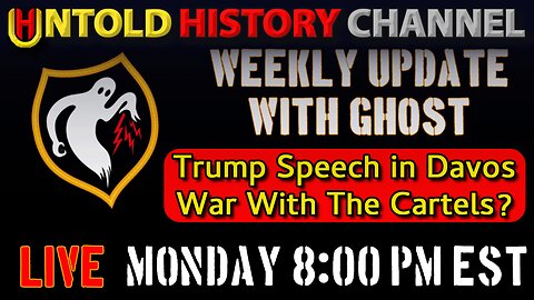 A LIVE Discussion With Ghost | We Will Discuss Trump's Speech to Davos & Potential Conflict With Cartels