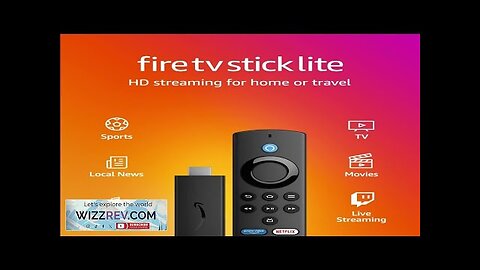 Certified Refurbished Fire TV Stick Lite free and live TV Alexa Voice Review