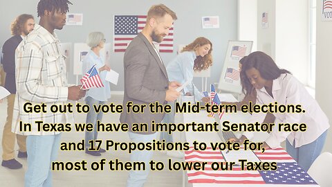 "Mid-Term elections: Very important."