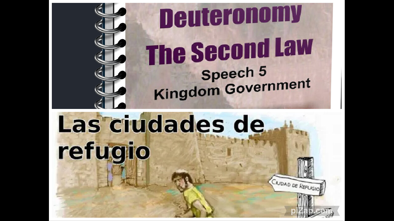 Deut 2ª Ley-DISCURSO 5-Cap. 15 /16: CIUDADES D REFUGIO / EL REDENTOR D LA SANGRE, Dr. Stephen Jones