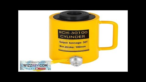 VEVOR Hydraulic Cylinder Jack 30Ton 100mm Solid Ram Hydraulic Cylinder 4Inch Stroke Review