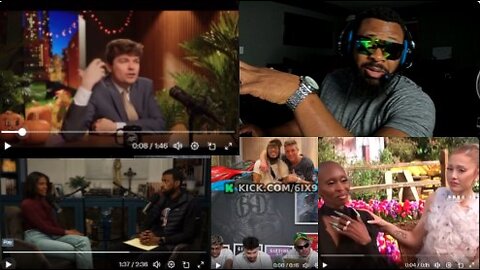 6ix9ine SteveWillDoIt:Cynthia Erivo&Arianna Grande:Candace Owens Myron Gaines: Nick Fuentes