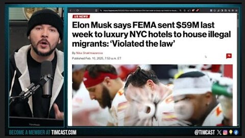 Elon Musk EXPOSES FEMA Giving $59M LAST WEEK To Illegal Immigrants