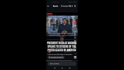 President Maduro Speaks to the American Citizens