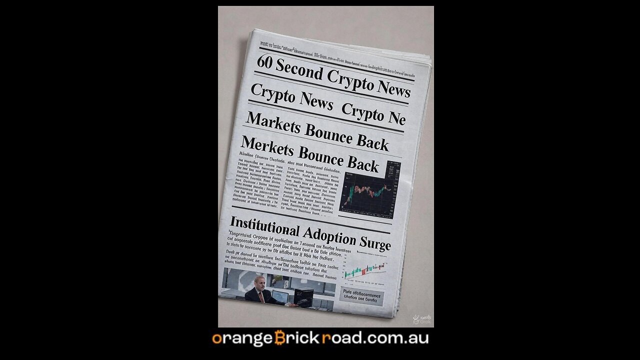 BREAKING CRYPTO NEWS Markets are back!