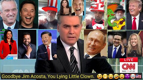 Jim Acosta Leaving CNN. 😀😁😂🤣😆😈🤡🇺🇸