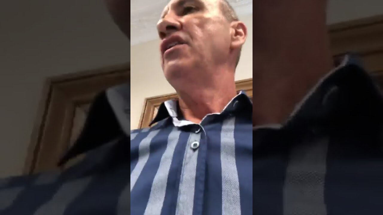 Mark Sexton, delivering correspondence to the Constituency Office of Nadim Zahaw MP in June 2021.