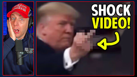 SHOCK MOMENT: Trump Gives Epstein Protester the Middle Finger!