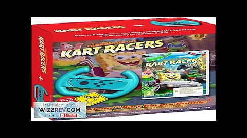 Nickelodeon Kart Racers Bundle + Wheel Accessory Nintendo Switch Game Code in Review