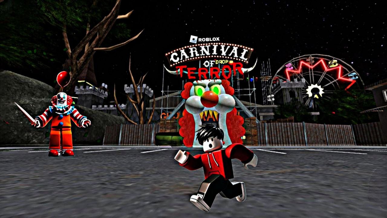 Jugando Escapa del Carnaval del Terror en Roblox