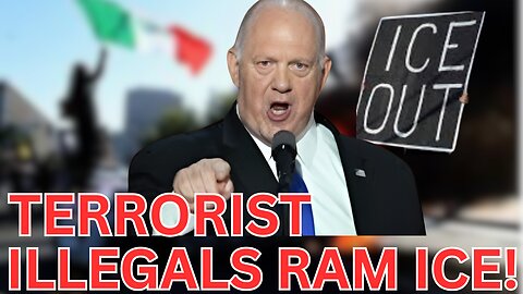 SHOCKING Footage! Illegal Terrorists Ram ICE, SHOTS Fired!