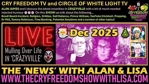 MULLING OVER LIFE IN 'CRAZYVILLE' with Alan James DEC CHRISTMAS 2025 🎅❄️🎄