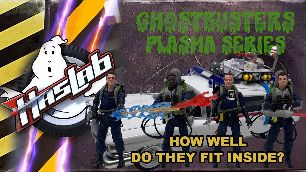 How Well do the Figures Fit? - Ecto-1 Ghostbusters Haslab