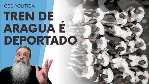 TRUMP deporta INTEGRANTES do TREN de ARAGUA para EL SALVADOR usando LEI MARCIAL do SÉCULO 18