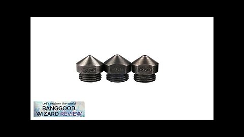 0.4mm/0.6mm/0.8mm 1.75mm Hardened Steel Nozzle for Creality CR-10/Ender3 Anet/Makerbot 3D Review