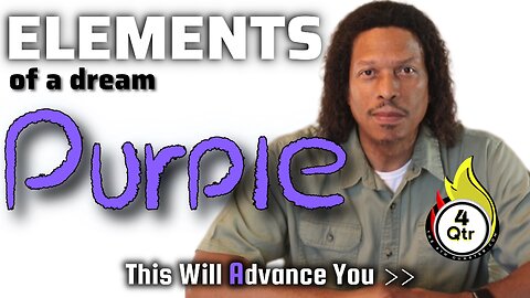 PURPLE can often indicate something fascinating in a dream | #dream #facination