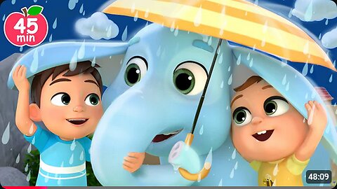 Rain Rain Go Away with Zoo Friends! + MORE Lalafun Nursery Rhymes & Kids Songs