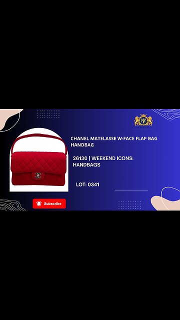 CHANEL MATELASSE W-FACE FLAP BAG HANDBAG