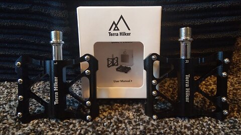 TERRA HIKER MOUNTAIN BIKE PEDALS OFFER SUPERB GRIP, LOOK FANTASTIC SPIN GREAT AND ULTRA BEARINGS 🚲