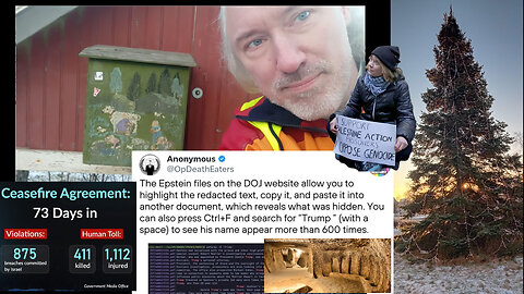 🎁 Epstein false-redactions, Greta arrest, genocidal ceasefire, Iran liberating USA, 🇻🇪rifles, $1T
