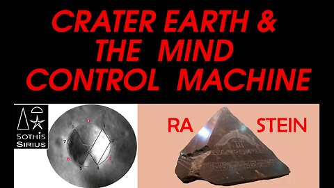 ⚫️🔺 Crater Earth & the Mind Kontrol Machine