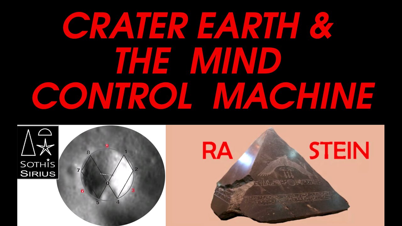 ⚫️🔺 Crater Earth & the Mind Kontrol Machine