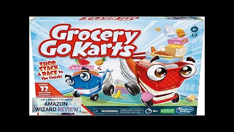 Grocery Go Karts Board Game for Preschoolers and Kids Ages 4 Review