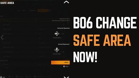 How to Change Safe Area BO6: Complete Guide!