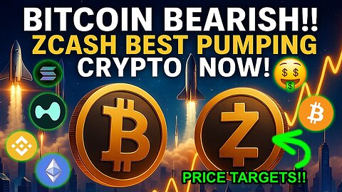 Bitcoin Bearish While ZCASH Pumping To 1K Next?? Buy ZEC Now??