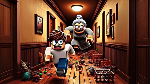 Escapando de la Abuela Gruñona en Roblox