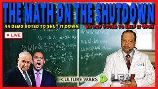 LET'S DO THE MATH ON THE GOV SHUTDOWN | CULTURE WARS 10.2.25 2PM