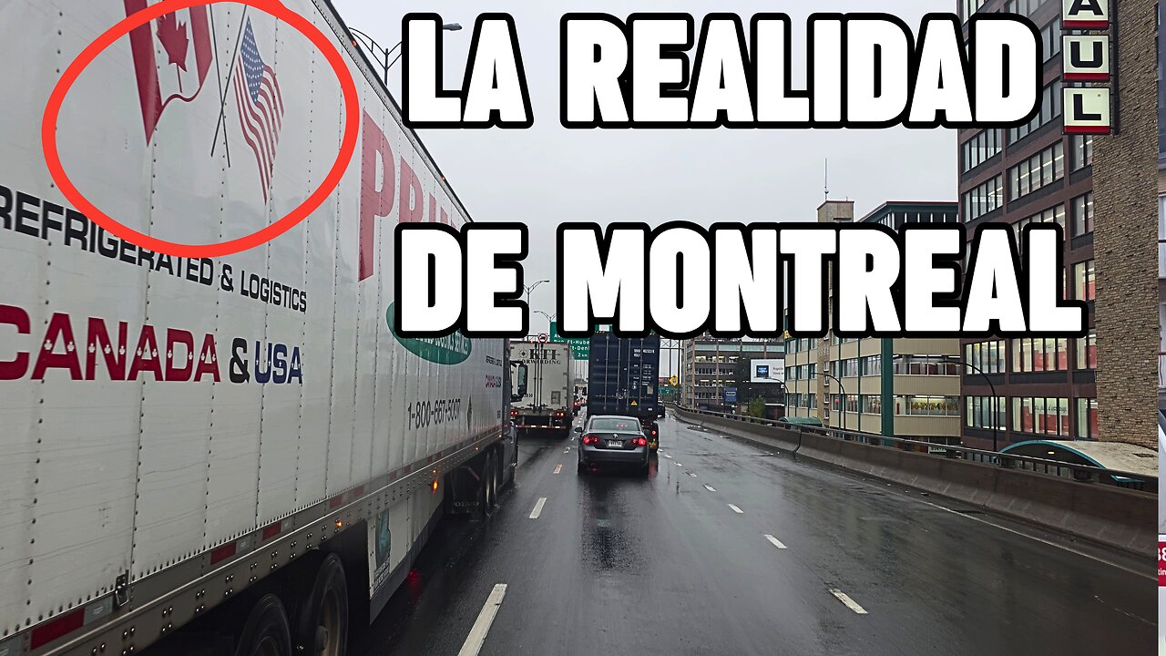 La REALIDAD del tráfico en Montreal que no te muestran en las postales.