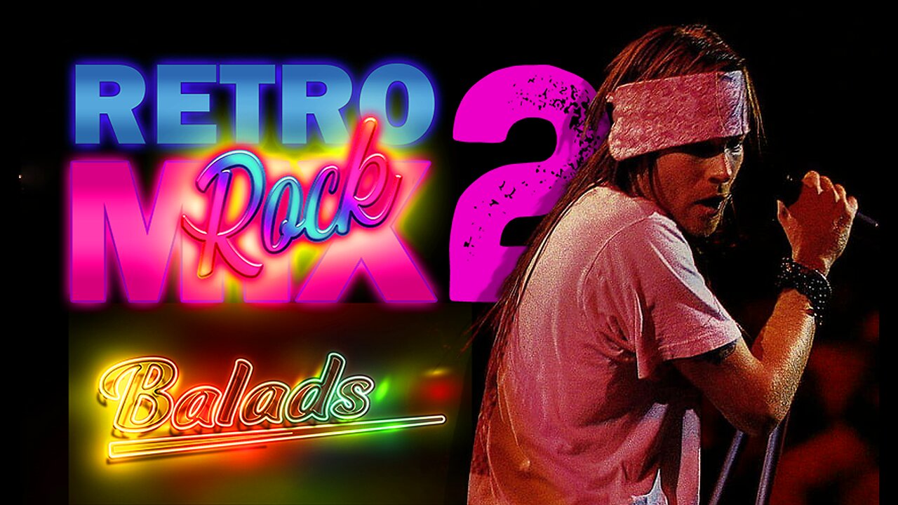 RetroMIXᴴᴰ 2 Rock Balads // Video Megamix // Only80s #80music #80s