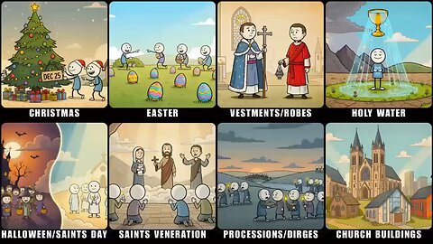 Babylon is fallen: Roman catholic doctrines goes against what the Bible says (8)