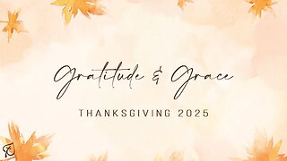 Psalm 95:1-7 | Gratitude and Grace