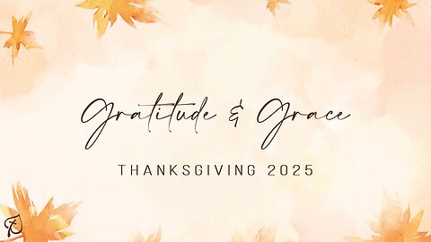 Psalm 95:1-7 | Gratitude and Grace
