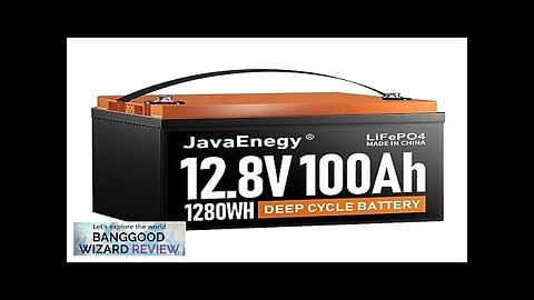 US Direct JavaEnegy 12V 100Ah Lifepo4 Battery Built-in 100A BMS Lithium Iron Review