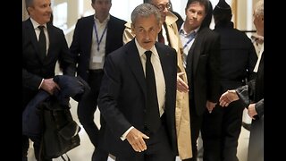 Former French president Sarkozy standing trial over alleged campaign funding by Libya's Gadhafi