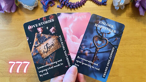 GET PREPARED!! SOMEONE WANTS TO HAVE A HEARTFELT CONVERSATION WITH YOU! 💜 (LOVE TAROT READING) 777