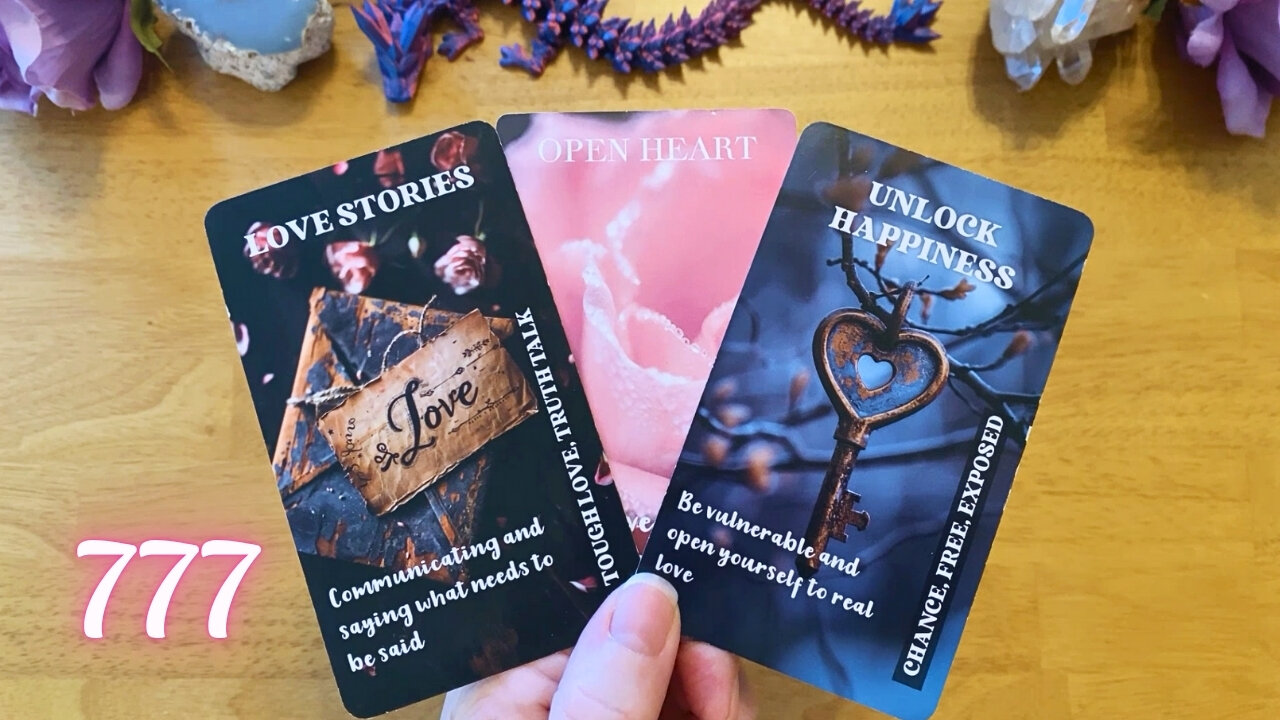 GET PREPARED!! SOMEONE WANTS TO HAVE A HEARTFELT CONVERSATION WITH YOU! 💜 (LOVE TAROT READING) 777