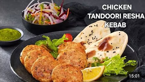 Crispy Tandoori Chicken Resha Kebab | Hotel Style at Home!" #viral #trending #yummy #kebab #indian