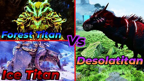 Desolatitan Vs The Extinction Titans | Ark Survival ascended | Ark Mods | Ark Battles | Gameplay