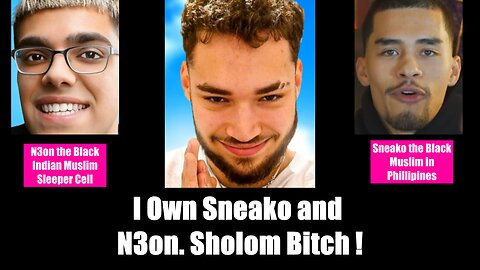 Adin Ross the Jew Owns Sneako N3on and Rampage Jackson