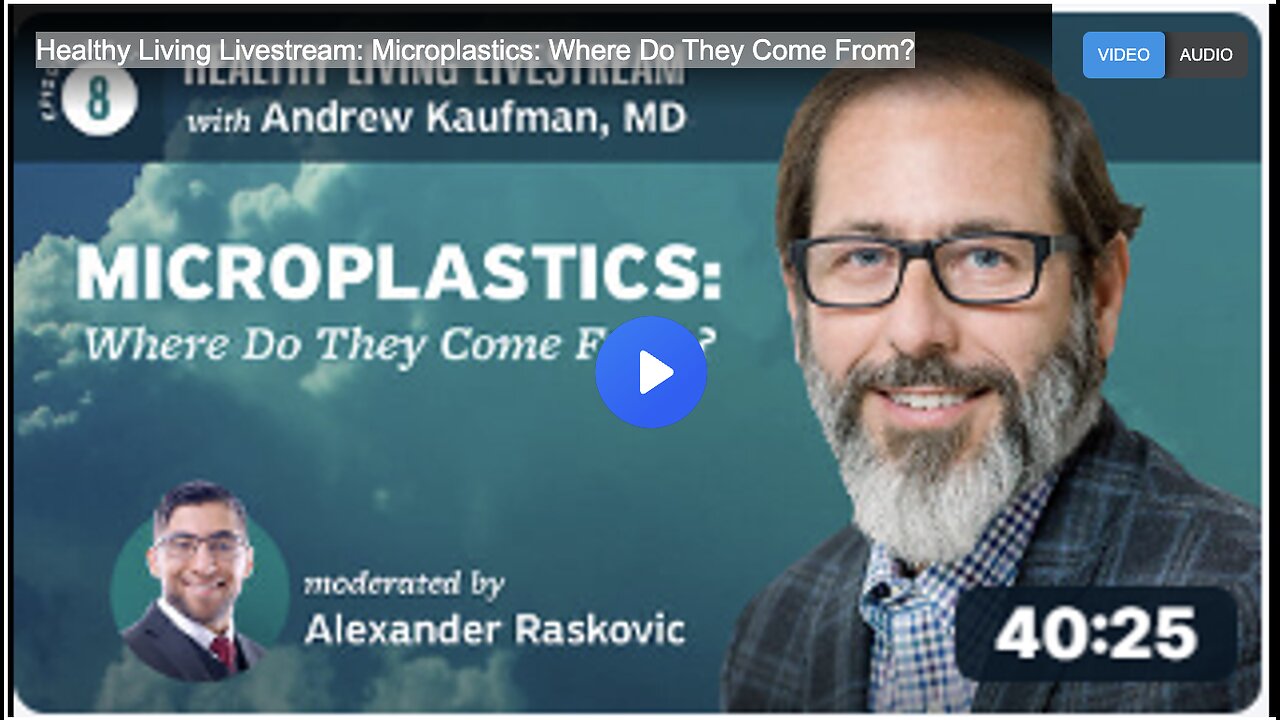 Healthy Living Livestream: Microplastics: Where Do They Come From?