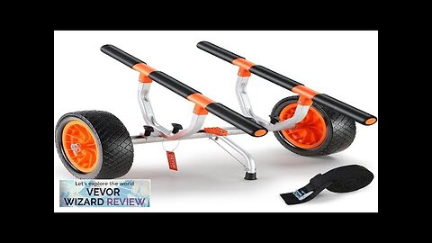 VEVOR Heavy Duty Kayak Cart 450lbs Load Capacity Detachable Canoe Trolley Cart Review