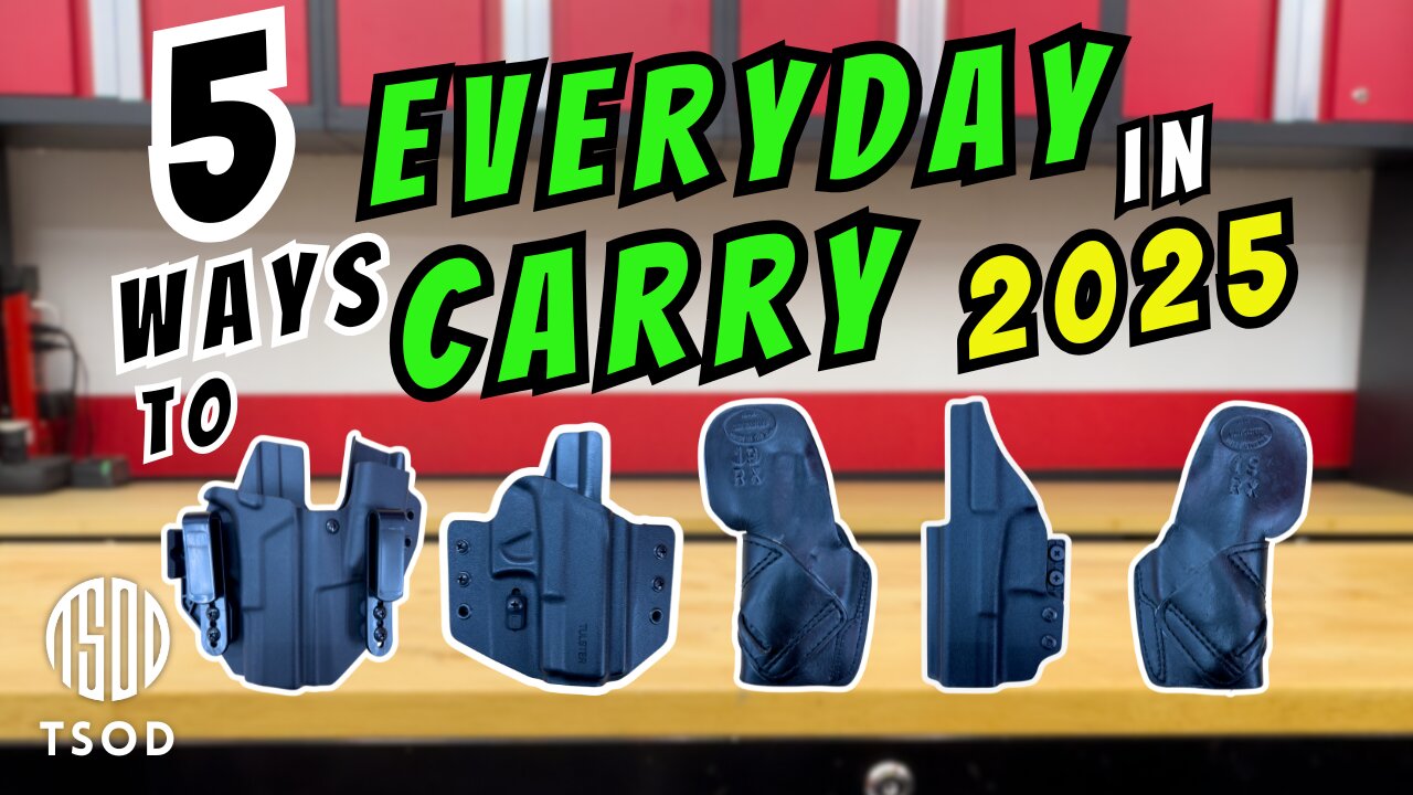 5 Ways to Everyday Carry Your PISTOL in 2025!!!