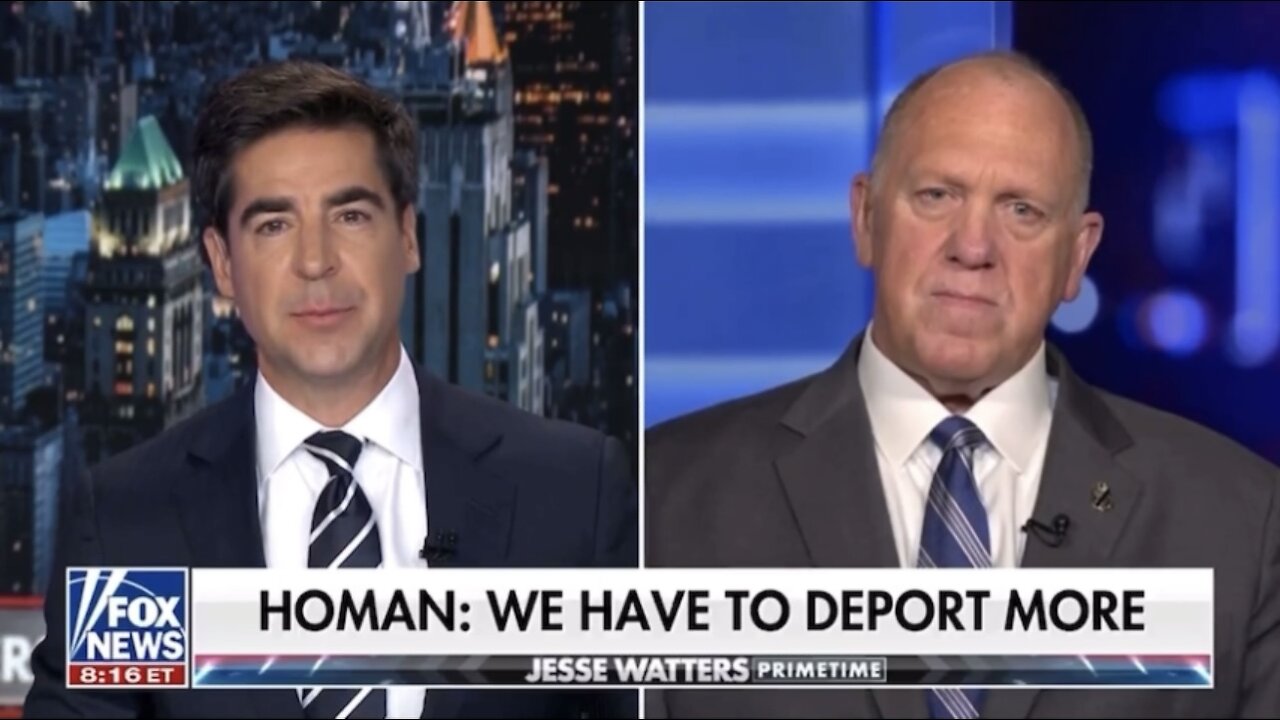 Border czar Tom Homan says he’s NOT satisfied with the pace of migrant deportations