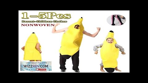 Banana cosplay Halloween Costumes Performance Costume Fruit Banana Costume Performance Review