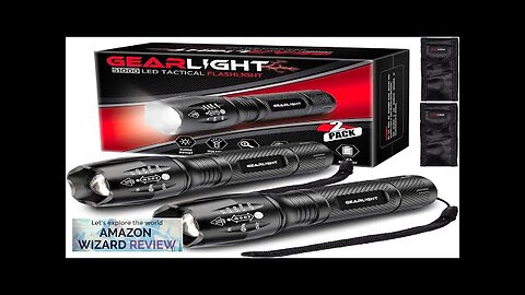 GearLight LED Flashlights Mini Camping Flashlights with High Lumens 5 Modes Review